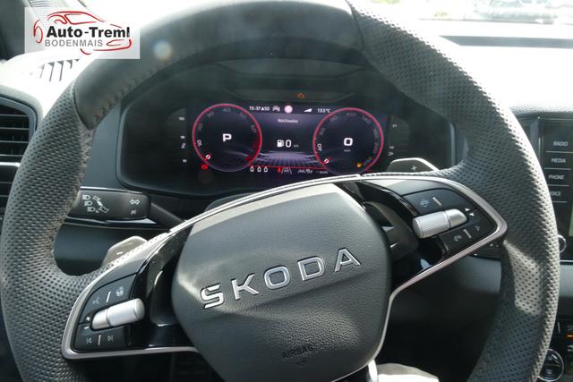 Skoda Karoq Sportline 2.0 TSI DSG 190 PS 4x4 5JG AHK Navi 19" Alu beh.WS. SHZvo+hi Kamera PCDvo+hi variabler Ladeboden 