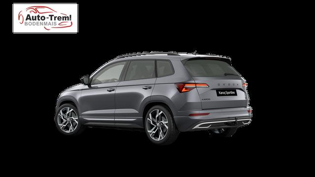 Skoda Karoq Sportline 2.0 TSI DSG 190 PS 4x4 5JG AHK Navi 19" Alu beh.WS. SHZvo+hi Kamera PCDvo+hi variabler Ladeboden 
