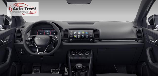 Skoda Karoq Sportline 2.0 TSI DSG 190 PS 4x4 5JG AHK Navi 19" Alu beh.WS. SHZvo+hi Kamera PCDvo+hi variabler Ladeboden 