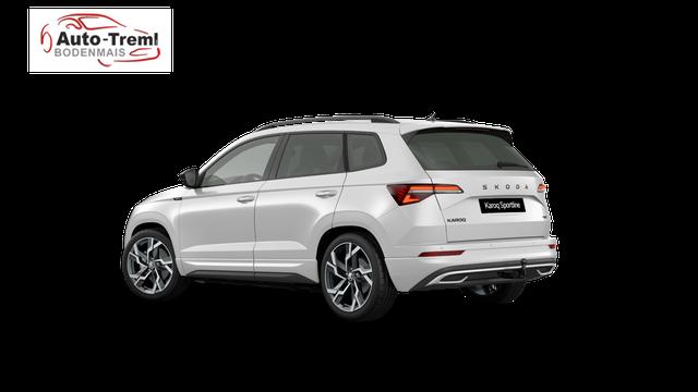Skoda Karoq Sportline 2.0 TSI DSG 190 PS 4x4 5JG AHK Navi Pano 19" Alu beh.WS. SHZvo+hi Kamera PCDvo+hi variabler Ladeboden 