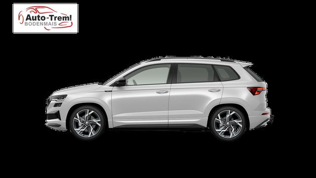 Skoda Karoq Sportline 2.0 TSI DSG 190 PS 4x4 5JG AHK Navi Pano 19" Alu beh.WS. SHZvo+hi Kamera PCDvo+hi variabler Ladeboden 