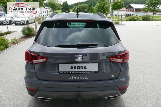 Seat Arona FR 1.5 TSI DSG 150 PS Black Edition AHK Navi SHZ Kamera 18" Schwarz Sportschalensitze VOLL-LED Assistenz XL ACC 5JG 