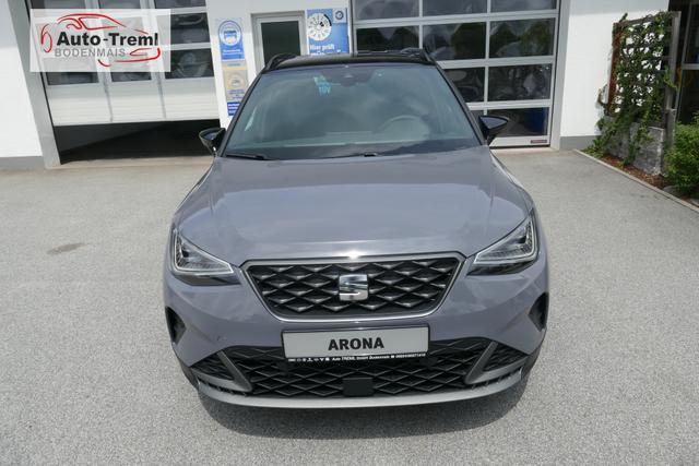 Seat Arona FR 1.5 TSI DSG 150 PS Black Edition AHK Navi SHZ Kamera 18" Schwarz Sportschalensitze VOLL-LED Assistenz XL ACC 5JG 