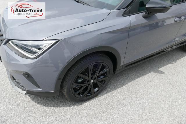 Seat Arona FR 1.5 TSI DSG 150 PS Black Edition AHK Navi SHZ Kamera 18" Schwarz Sportschalensitze VOLL-LED Assistenz XL ACC 5JG 