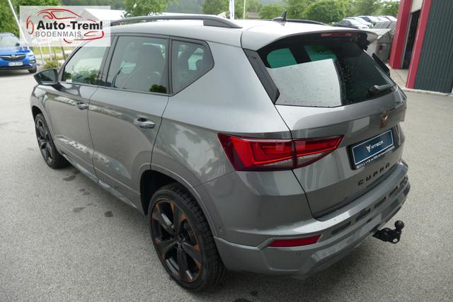 Cupra Ateca 1.5 TSI DSG 150 PS AHK Top View Virtual Pedal el.H. 19" Copper SHZ LHZ 5JG Assistenz L Dachhhimmel schwarz Induktionsladeschale Navi Kamera Parkassist 