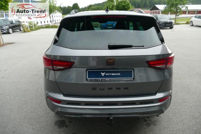 Cupra Ateca 1.5 TSI DSG 150 PS AHK Top View Virtual Pedal el.H. 19" Copper SHZ LHZ 5JG Assistenz L Dachhhimmel schwarz Induktionsladeschale Navi Kamera Parkassist 