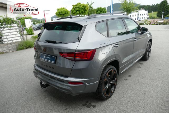 Cupra Ateca 1.5 TSI DSG 150 PS AHK Top View Virtual Pedal el.H. 19" Copper SHZ LHZ 5JG Assistenz L Dachhhimmel schwarz Induktionsladeschale Navi Kamera Parkassist 