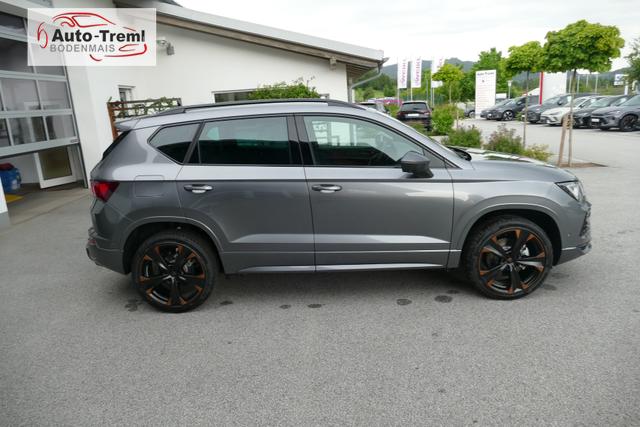 Cupra Ateca 1.5 TSI DSG 150 PS AHK Top View Virtual Pedal el.H. 19" Copper SHZ LHZ 5JG Assistenz L Dachhhimmel schwarz Induktionsladeschale Navi Kamera Parkassist 