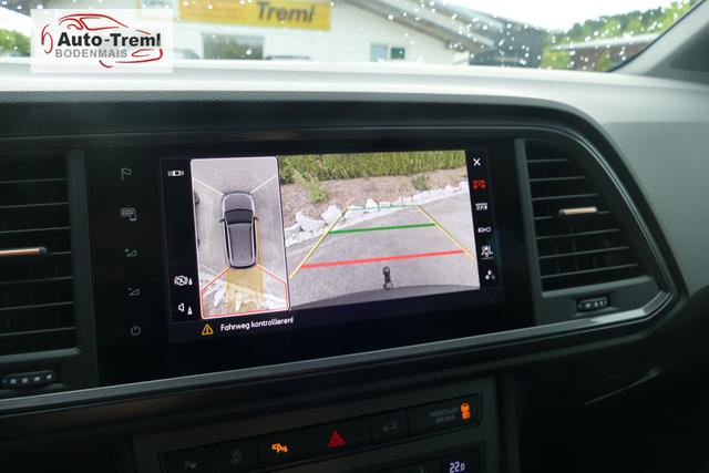 Cupra Ateca 1.5 TSI DSG 150 PS AHK Top View Virtual Pedal el.H. 19" Copper SHZ LHZ 5JG Assistenz L Dachhhimmel schwarz Induktionsladeschale Navi Kamera Parkassist 