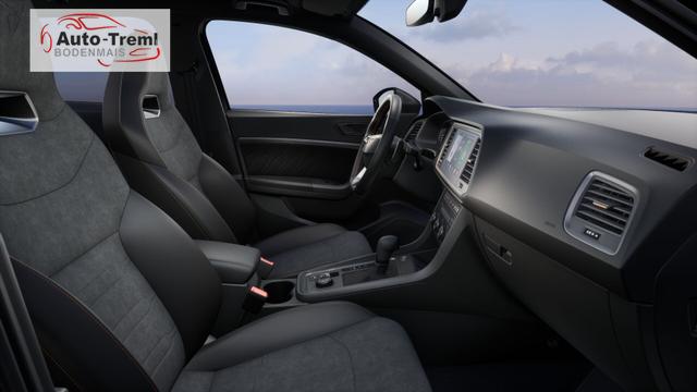 Cupra Ateca 2.0 TSI DSG 190 PS 4Drive AHK el.Sitz Top View Virtual Pedal el.H. 19" SHZ LHZ 5JG Assistenz XL Dachhimmel schwarz Induktionsladeschale Navi Kamera Parkassist 4x4 