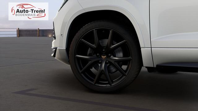 Cupra Ateca 2.0 TSI DSG 190 PS 4Drive Pano AHK el.Sitz Top View Virtual Pedal el.H. 19" Black Matt SHZ LHZ 5JG Assistenz XL Dachhimmel schwarz Induktionsladeschale Navi Kamera Parkassist 4x4 