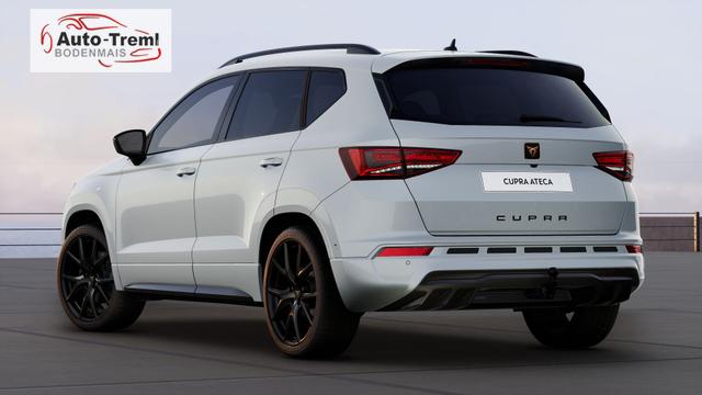 Cupra Ateca 2.0 TSI DSG 190 PS 4Drive Pano AHK el.Sitz Top View Virtual Pedal el.H. 19" Black Matt SHZ LHZ 5JG Assistenz XL Dachhimmel schwarz Induktionsladeschale Navi Kamera Parkassist 4x4 