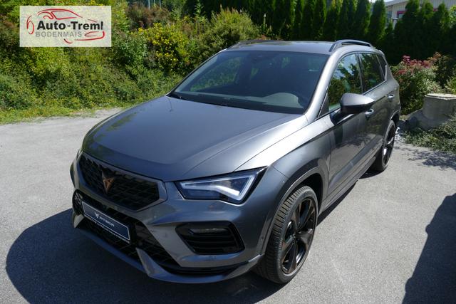 Cupra Ateca 2.0 TSI DSG 190 PS 4Drive AHK el.Sitz Top View Virtual Pedal el.H. 19" Copper SHZ LHZ 5JG Assistenz XL Dachhimmel schwarz Induktionsladeschale Navi Kamera Parkassist 4x4 