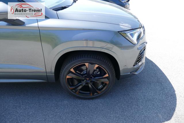 Cupra Ateca 2.0 TSI DSG 190 PS 4Drive AHK el.Sitz Top View Virtual Pedal el.H. 19" Copper SHZ LHZ 5JG Assistenz XL Dachhimmel schwarz Induktionsladeschale Navi Kamera Parkassist 4x4 