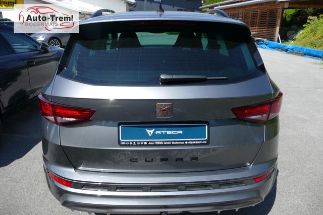 Cupra Ateca 2.0 TSI DSG 190 PS 4Drive AHK el.Sitz Top View Virtual Pedal el.H. 19" Copper SHZ LHZ 5JG Assistenz XL Dachhimmel schwarz Induktionsladeschale Navi Kamera Parkassist 4x4 