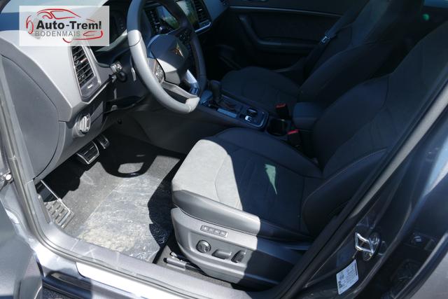 Cupra Ateca 2.0 TSI DSG 190 PS 4Drive AHK el.Sitz Top View Virtual Pedal el.H. 19" Copper SHZ LHZ 5JG Assistenz XL Dachhimmel schwarz Induktionsladeschale Navi Kamera Parkassist 4x4 