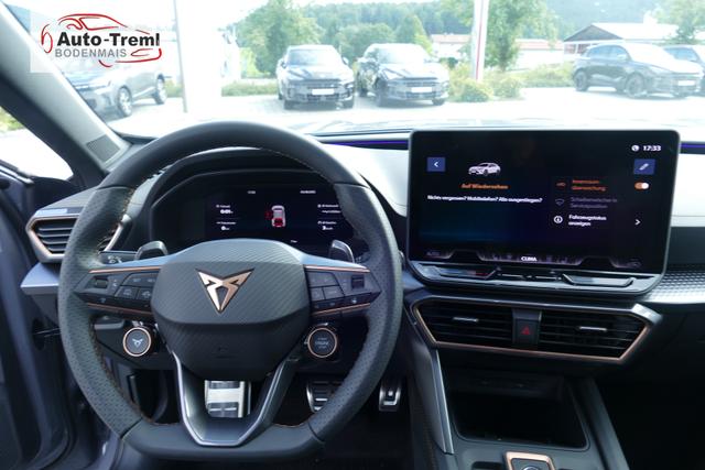 Cupra Formentor 1.5 e-TSI DSG 150 PS Facelift AHK Navi 19" Artic Kupfer Matrix Dynamic Design Top View Parklenk Edge Paket Intelligent Drive SHZ LHZ 5JG Pure Performance Reserverad 
