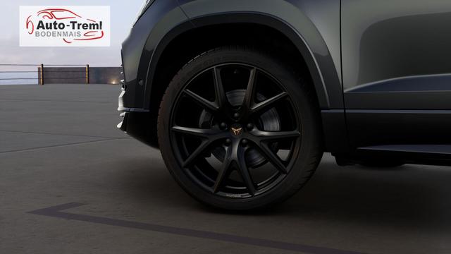 Cupra Ateca 1.5 TSI DSG 150 PS AHK el.Heckklappe 19" Black Matt SHZ LHZ 5JG Assistenz L Dachhimmel schwarz Induktionsladeschale Navi Kamera Parkassist doppelter Ladeboden Reserverad 230 V Steckdose 