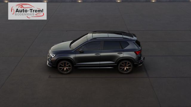 Cupra Ateca 1.5 TSI DSG 150 PS AHK PANO Virtual Pedal el.H. 19" Performance Kupfer Top View SHZ LHZ 5JG Assistenz XL Dachhimmel schwarz Induktionsladeschale Navi Kamera Parkassist doppelter Ladeboden 230 V Steckdose 