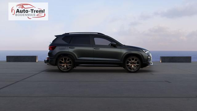 Cupra Ateca 1.5 TSI DSG 150 PS AHK PANO Virtual Pedal el.H. 19" Performance Kupfer Top View SHZ LHZ 5JG Assistenz XL Dachhimmel schwarz Induktionsladeschale Navi Kamera Parkassist doppelter Ladeboden 230 V Steckdose 