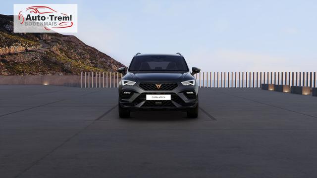 Cupra Ateca 2.0 TSI DSG 190 PS 4Drive AHK el.Sitz Top View Virtual Pedal el.H. 19" Black Matt SHZ LHZ 5JG Assistenz XL Dachhimmel schwarz Induktionsladeschale Navi Kamera Parkassist 4x4 Reserverad 