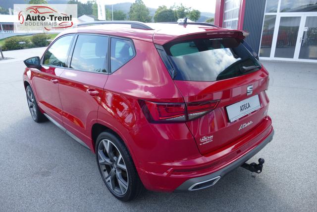 Seat Ateca FR 2.0 TSI DSG 4x4 4Drive 190 PS AHK NAVI 19"Dinamica 4JG SHZ Parklenk Kamera el.Heckklappe Virtual Pedal Lenkradheizung Frontscheibenheizung VirtualCockpit Voll-LED Assistenz-Paket 
