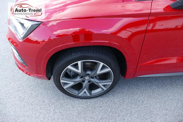 Seat Ateca FR 2.0 TSI DSG 4x4 4Drive 190 PS AHK NAVI 19"Dinamica 4JG SHZ Parklenk Kamera el.Heckklappe Virtual Pedal Lenkradheizung Frontscheibenheizung VirtualCockpit Voll-LED Assistenz-Paket 