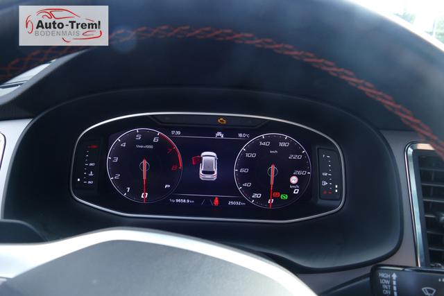 Seat Ateca FR 2.0 TSI DSG 4x4 4Drive 190 PS AHK NAVI 19"Dinamica 4JG SHZ Parklenk Kamera el.Heckklappe Virtual Pedal Lenkradheizung Frontscheibenheizung VirtualCockpit Voll-LED Assistenz-Paket 