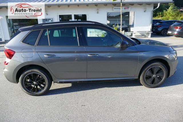 Skoda Kamiq Monte Carlo Facelift 1.5 TSI DSG 150 PS Matrix LED 17" ALU Kajam Pano Kamera PDCvo+hi SHZ Beh.WS Lenkradheizung Navi via Smart Link Colour Concept 