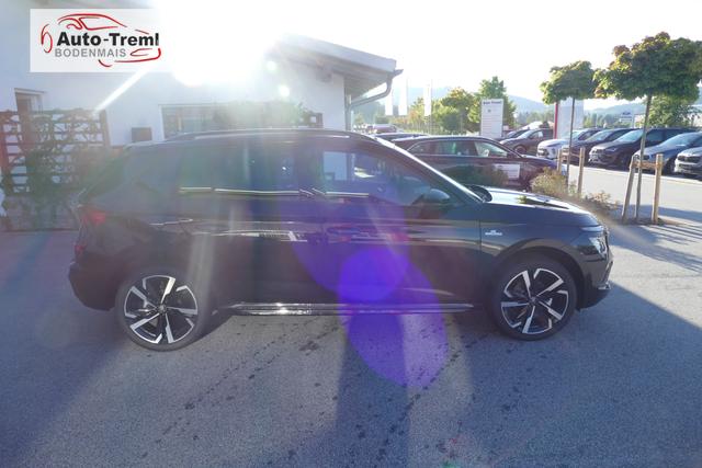 Skoda Kamiq Monte Carlo Facelift 1.5 TSI DSG 150 PS AHK 18" Ursa el.H. Virtual Pedal ACC Side Assist Matrix LED Pano Kamera PDCvo+hi SHZ Navi via Smart Link 