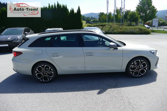Cupra Leon Sportstourer 2.0 TSI DSG 204 PS 4Drive Facelift Panorama AHK Matrix Navi Dynamic Design 18" Windstorm Kamera Virtual Pedal Parklenk Edge Paket Intelligent Drive SHZ LHZ 5JG elektr. Fahrersitz Allrad 