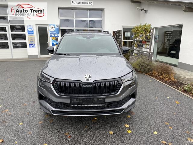 Skoda Karoq Sportline 2.0 TSI DSG 190 PS 4x4 5JG AHK Navi Pano 19" Alu beh.WS. SHZvo+hi Kamera PCDvo+hi variabler Ladeboden 