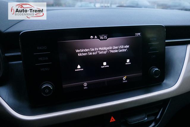 Skoda Scala 1.5 TSI 150 PS Style Kamera PDCvo+hi ACC LED elektr. Heckklappe SHZ Garantie ALU Spurwechselassistent 