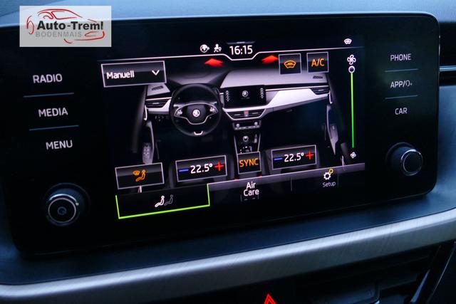 Skoda Scala 1.5 TSI 150 PS Style Kamera PDCvo+hi ACC LED elektr. Heckklappe SHZ Garantie ALU Spurwechselassistent 