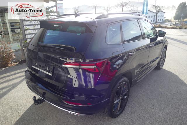 Skoda Karoq Sportline 2.0 TSI DSG 190 PS 4x4 AHK el. Heckklappe Virtual Pedal Navi Kamera PDC vo+hi SHZ 4JG Digital Cockpit 