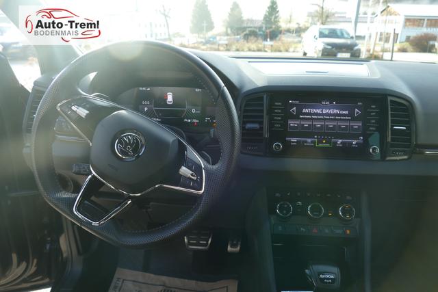 Skoda Karoq Sportline 2.0 TSI DSG 190 PS 4x4 AHK el. Heckklappe Virtual Pedal Navi Kamera PDC vo+hi SHZ 4JG Digital Cockpit 