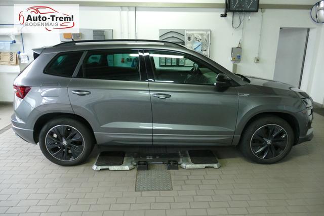 Skoda Karoq Sportline 2.0 TSI DSG 190 PS 4x4 AHK Navi Columbus beh.WS. el. Heckklappe Virtual Pedal Kamera PDC vo+hi 4xSHZ 5JG Digital Cockpit 