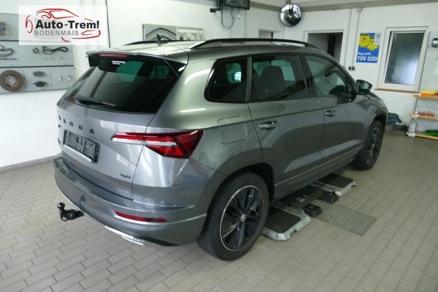 Skoda Karoq Sportline 2.0 TSI DSG 190 PS 4x4 AHK Navi Columbus beh.WS. el. Heckklappe Virtual Pedal Kamera PDC vo+hi 4xSHZ 5JG Digital Cockpit 