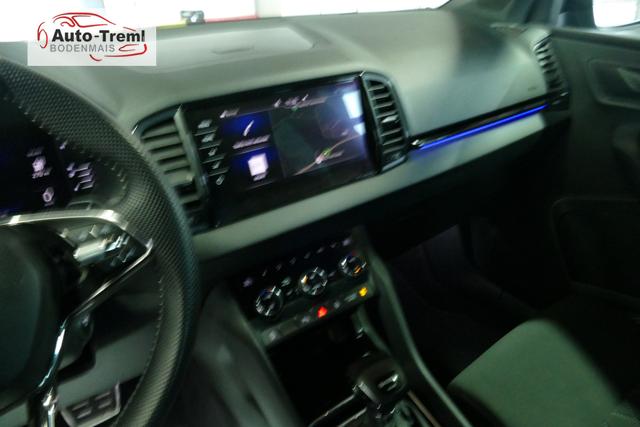 Skoda Karoq Sportline 2.0 TSI DSG 190 PS 4x4 AHK Navi Columbus beh.WS. el. Heckklappe Virtual Pedal Kamera PDC vo+hi 4xSHZ 5JG Digital Cockpit 