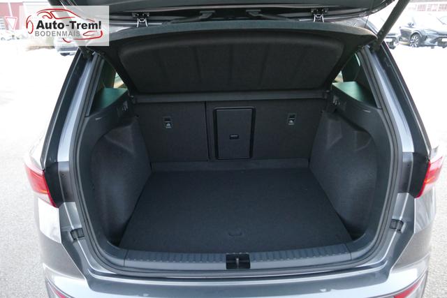 Cupra Ateca 2.0 TSI DSG 190 PS 4Drive Pano AHK el.Sitz Top View Virtual Pedal el.H. 19" Black Matt SHZ LHZ 5JG Assistenz XL Dachhimmel schwarz Induktionsladeschale Navi Kamera Parkassist 4x4 Reserverad 230 V Steckdose 