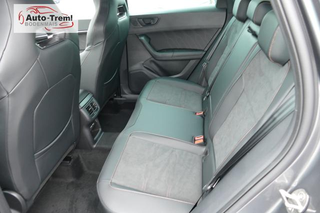 Cupra Ateca 1.5 TSI DSG 150 PS AHK el.Heckklappe 19" Black Matt SHZ LHZ 5JG Assistenz L Dachhimmel schwarz Induktionsladeschale Navi Kamera Parkassist doppelter Ladeboden Reserverad 230 V Steckdose 