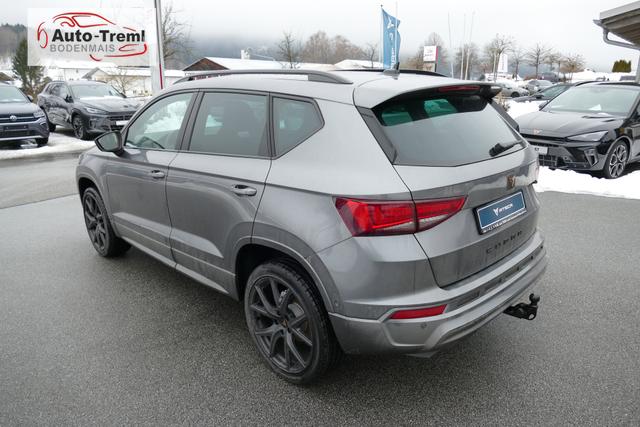 Cupra Ateca 1.5 TSI DSG 150 PS AHK el.Heckklappe 19" Black Matt SHZ LHZ 5JG Assistenz L Dachhimmel schwarz Induktionsladeschale Navi Kamera Parkassist doppelter Ladeboden Reserverad 230 V Steckdose 