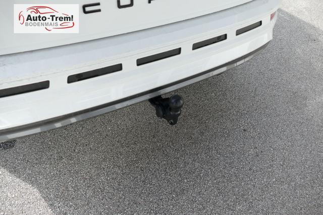 Cupra Ateca 2.0 TSI DSG 190 PS 4Drive AHK el.Sitz Top View Virtual Pedal el.H. 19" Black Matt SHZ LHZ 5JG Assistenz XL Dachhimmel schwarz Induktionsladeschale Navi Reserverad Kamera Parkassist 4x4 