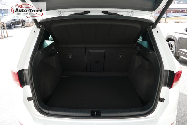 Cupra Ateca 2.0 TSI DSG 190 PS 4Drive AHK el.Sitz Top View Virtual Pedal el.H. 19" Black Matt SHZ LHZ 5JG Assistenz XL Dachhimmel schwarz Induktionsladeschale Navi Reserverad Kamera Parkassist 4x4 