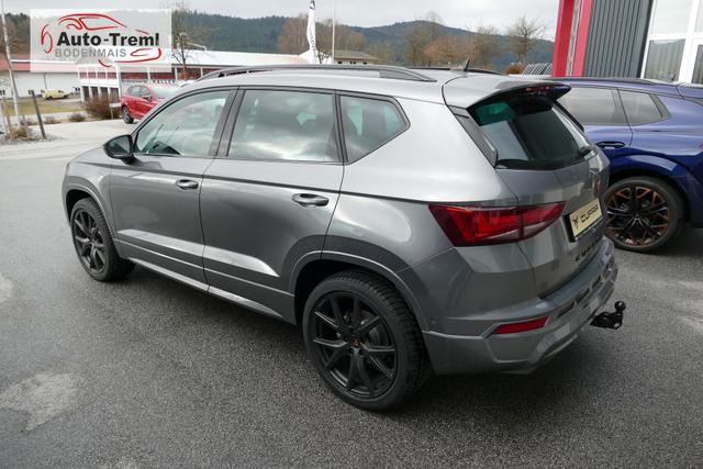 Cupra Ateca 2.0 TSI DSG 190 PS 4Drive AHK el.Sitz Top View Virtual Pedal el.H. 19" Black Matt SHZ LHZ 5JG Assistenz XL Dachhimmel schwarz Induktionsladeschale Navi Variabler Ladeboden Kamera Parkassist 4x4 
