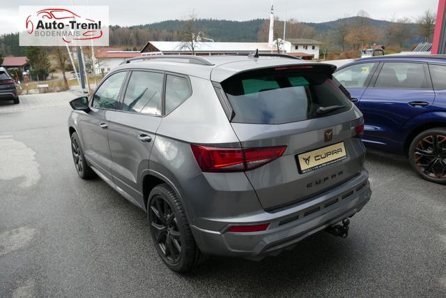 Cupra Ateca 2.0 TSI DSG 190 PS 4Drive AHK el.Sitz Top View Virtual Pedal el.H. 19" Black Matt SHZ LHZ 5JG Assistenz XL Dachhimmel schwarz Induktionsladeschale Navi Variabler Ladeboden Kamera Parkassist 4x4 