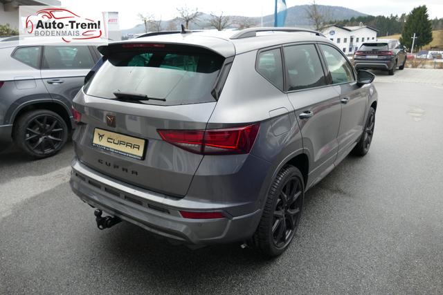 Cupra Ateca 2.0 TSI DSG 190 PS 4Drive AHK el.Sitz Top View Virtual Pedal el.H. 19" Black Matt SHZ LHZ 5JG Assistenz XL Dachhimmel schwarz Induktionsladeschale Navi Variabler Ladeboden Kamera Parkassist 4x4 