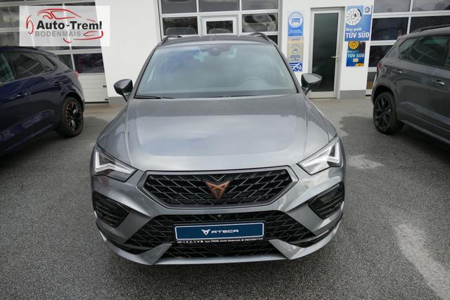 Cupra Ateca 2.0 TSI DSG 190 PS 4Drive AHK el.Sitz Top View Virtual Pedal el.H. 19" Black Matt SHZ LHZ 5JG Assistenz XL Dachhimmel schwarz Induktionsladeschale Navi Variabler Ladeboden Kamera Parkassist 4x4 