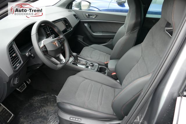 Cupra Ateca 2.0 TSI DSG 190 PS 4Drive AHK el.Sitz Top View Virtual Pedal el.H. 19" Black Matt SHZ LHZ 5JG Assistenz XL Dachhimmel schwarz Induktionsladeschale Navi Variabler Ladeboden Kamera Parkassist 4x4 