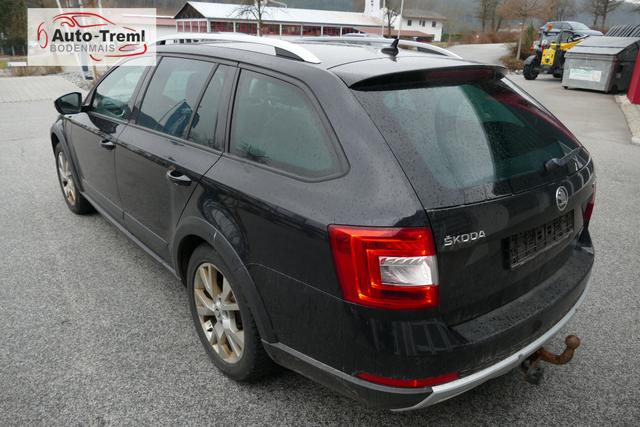 Skoda Octavia Combi Scout 2.0 TDI 4x4 Allrad AHK NAVI Kamera PCD vo+hi Bi-Xenon Alcantara/Leder 